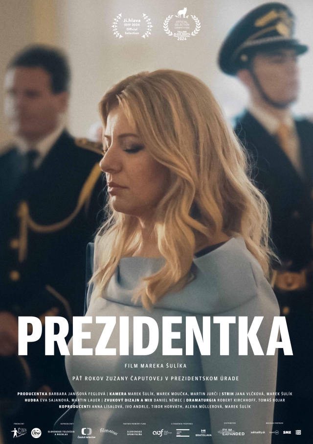 Dokumentárny film Mareka Šulíka – Prezidentka, ktorý zobrazuje pozadie vrcholovej politiky, bude mať kinopremiéru 31. októbra 2024. Zdroj obrázka: tlacovasprava.sk