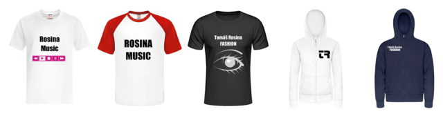 Oblečenie módnej značky Tomáš Rosina Fashion, zdroj: Rosina Music