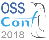 logo konferencie OSSConf 2018, autori: Rudolf Blaško, Peter Štrba