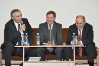 Ján Figeľ, Pavol Hrušovský, Ján Čarnogurský, foto: kdh.sk