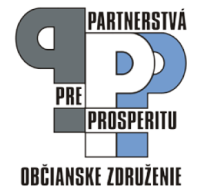 Logo občianskeho združenia Partnerstvá pre prosperitu