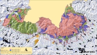 Mapa Natura 2000 s farebným odstupňovaním stupňov ochrany prírody, zdroj: tanap.org