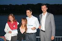 zľava: Petra Pálfyová, Katarína Kovalčíková, František Kozáček, Silvio Michal, foto: Miloslav Ofúkaný