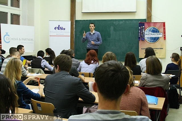 Martin Huba – viceprezident klubu Slovenskí Toastmasters pre vzdelávanie, foto: Miloslav Ofúkaný