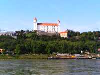 Pohľad na Dunaj a Bratislavský hrad, foto: Martin Brna